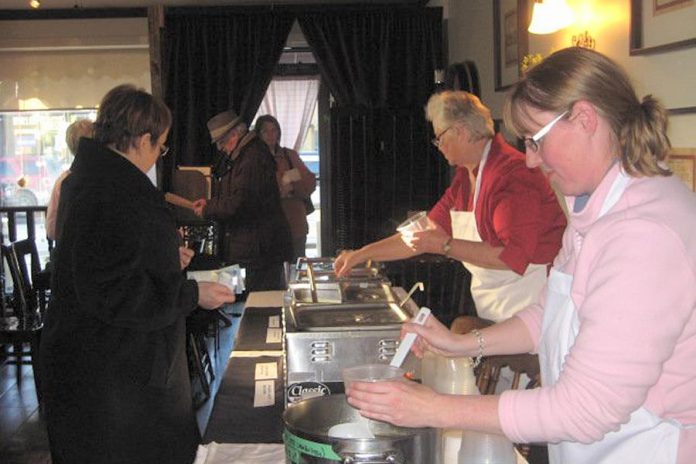 Soup-a-licious, a fundraiser for Community Care Lakefield, returns to Cassis Bistro in Lakefield on January 29th. Community Care Lakefield is also hosting a 30th anniversary celebration on January 24th at the Lakefield Legion and has launched its "$30 for 30 Years" fundraising campaign. (Photo: Community Care Lakefield)