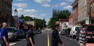 The Village of Millbrook in the Township of Cavan Monaghan revitalized its main street in 2016, including new crosswalks. Under Ontario's Main Street Revitalization Initiative, the township will be one of many municipalities in the Kawarthas to receive funding for similar improvements. (Photo: Nexicom / Facebook)