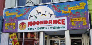 Mike Taveroff is closing his iconic Moondance store at 425 George Street North in downtown Peterborough after 46 years of operation. The store originally opened at 249 George Street in 1972 -- making it Canada's oldest independent music store. (Photo: Jeannine Taylor / kawarthaNOW.com)