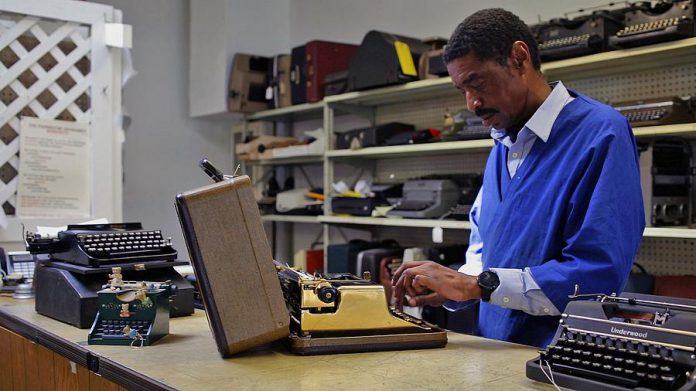 Ken Alexander of California Typewriter, one of the one of the last typewriter repair shops in America and the namesake for the documentary profiling artists, writers, and collectors who remain steadfastly loyal to the typewriter. (Photo: California Typewriter)