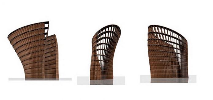 Other views of Patrick Li's design for his "Your Story" sculpture. A five-member selection committee selected Li's design from 20 submissions received from artists and designers across the province.  (Image: Patrick Li)