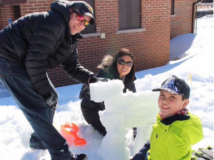 Last year's inaugural FrostFest saw large crowds attending, with families and businesses creating more than 50 snow sculptures. The event returns to the park at Lock 32 in Bobcaygeon from 10 a.m. to 3 p.m. on Sunday, February 18, 2018. (Photo courtesy of Impact 32)