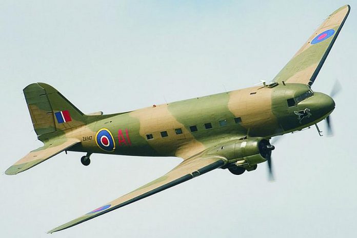 The Douglas C-47 Dakota was a military transport aircraft used extensively by the Allies during World War II. On September 24, 1944, Dakota KG653 was transporting 23 airmen, including Corporal William Howard Campbell of Peterborough, when it went off course and was shot down over Neuleiningen, Germany. Researcher Erik Wieman is trying to contact Campbell's descendants. (Supplied photo)