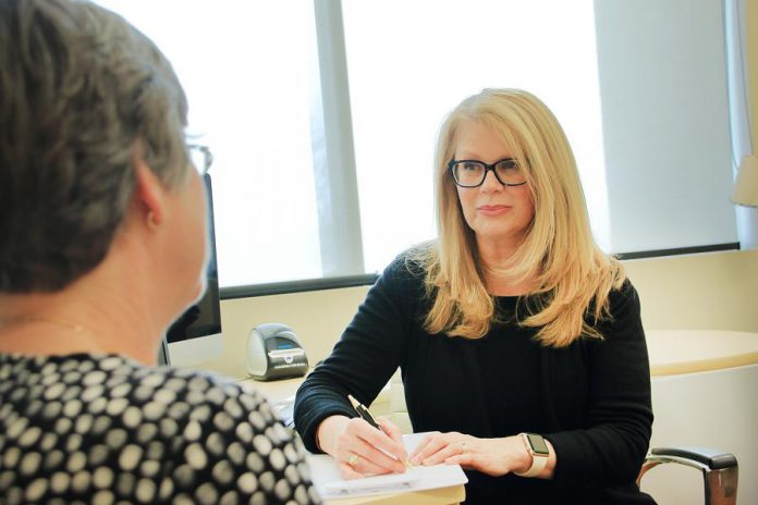 Located in downtown Peterborough, Adaptive Health Care Solutions comprises a team of health professionals who have come together to offer integrated health service from a single location, including a family medical practice, physiotherapy, kinesiology, massage therapy, foot care, naturopathy, and counselling. Pictured is Katherine McInnis, Director of Operations and a Clinical Social Worker whose counselling practice encompasses a whole person approach to mental health and well-being. (Photo: Adaptive Health Care Solutions)