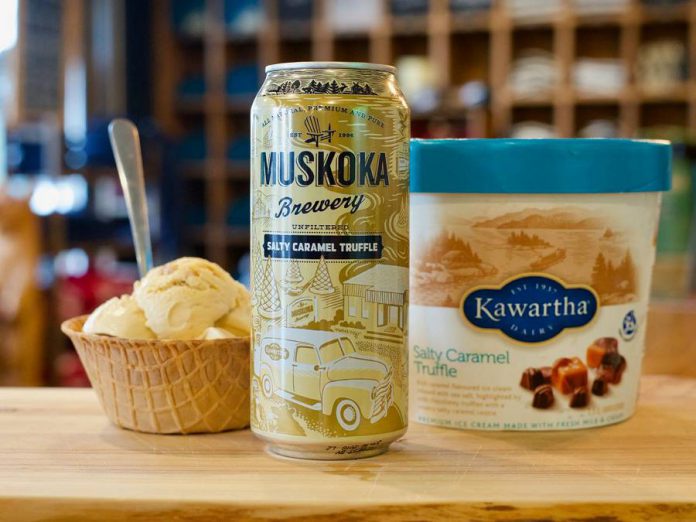 Salty Caramel Truffle by Muskoka Lakes Brewery is a beer that’s destined to be paired with ice cream. (Photo: Muskoka Lakes Brewery)