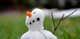 Melting snowman