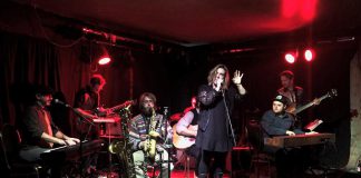 Serena Ryder joining the Silver Hearts at the Historic Red Dog Tavern in downtown Peterborough on December 16, 2017. The Silver Hearts return to the Red Dog on Saturday, February 17. (Photo: Ryan Lalonde / Twitter)