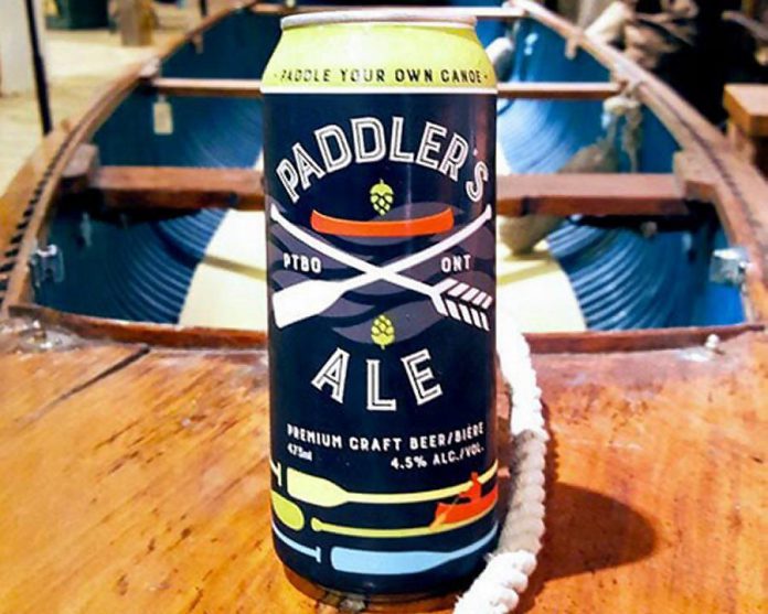 Publican House Brewery's Paddler's Ale, available at the brewery as well as Sobeys on both Towerhill Road and Lansdowne Street in Peterborough, and LaMantia's Grocery in Lindsay. (Photo courtesy Publican House Brewery)