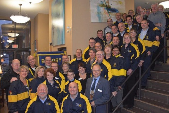 The 45 members of The Rotary Club of Peterborough Kawartha raised more than $100,000 for local projects in 2017. This is in addition to funds raised by the two other local Rotary Clubs: the Rotary Club of Peterborough and the Rotary Club of Bridgenorth-Ennismore-Lakefield.  (Photo courtesy of Rotary Club of Peterborough Kawartha)