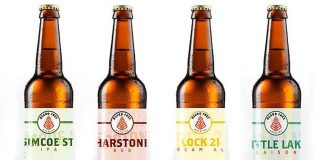 Beard Free Brewing in Peterborough offers four core beers, named after local landmarks, along with two or three seasonal limited-release brews. Although the microbrewery has already supplied some local restaurants with beer, the storefront on The Parkway in Peterborough will be opening on March 23, 2018. (Photos: Beard Free Brewing)