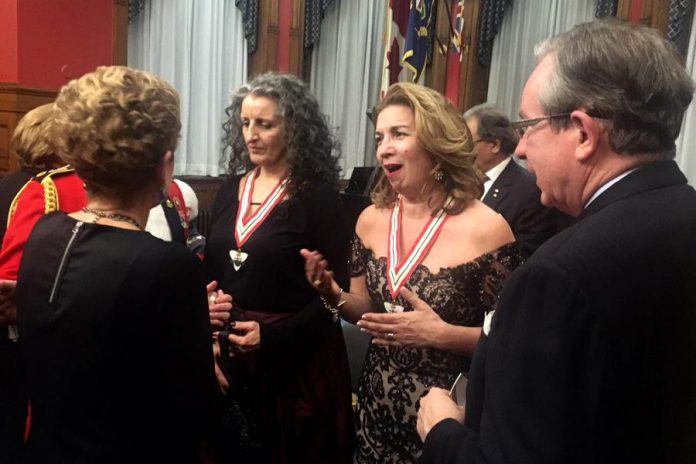 Soprano Leslie Fagan was appointed to the Order of Ontario earlier this year in recognition of her contributions as a singer, educator, and promoter of Canadian music. (Photo: MPP Jeff Leal / Twitter)