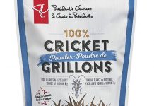 President's Choice 100% Cricket Powder, sourced from Entomo Farms in Norwood, is now available in local Loblaw stores. While new to Canadian culture, 80 per cent of the world's population already incorporates insects into their diet in some form. (Photo: Loblaw Companies Limited)