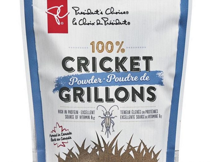 President's Choice 100% Cricket Powder, sourced from Entomo Farms in Norwood, is now available in local Loblaw stores. While new to Canadian culture, 80 per cent of the world's population already incorporates insects into their diet in some form. (Photo: Loblaw Companies Limited)