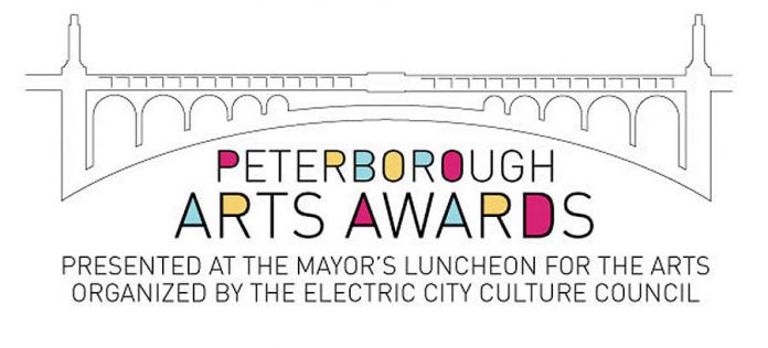 The inaugural Peterborough Arts Awards will be presented during the Mayor's Luncheon for the Arts on May 25, 2018. (Graphic: Electric City Culture Council)