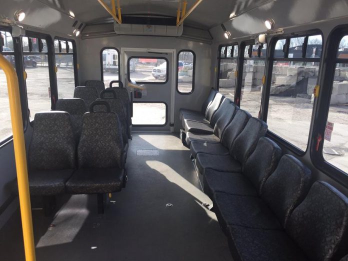 The Peterborough Community Bus has seats for up to 18 passengers and two spots for wheelchairs. (Photo: Peterborough Transit)