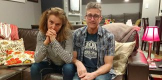 Real-life married couple Tamara Bick and Drew Antzis are developing a new version of their comedic and interactive 'Settle This Thing' relationship stage show at The Theatre on King in Peterborough over the next three months, in preparation for shows at the Montreal, Toronto, and Chicago Fringe Festivals this summer. (Photo: Sam Tweedle / kawarthaNOW.com)