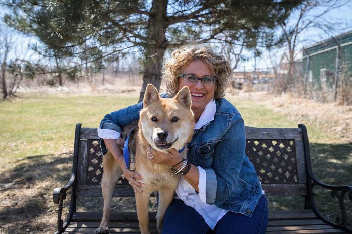 Susan Dunkley, Manager of Development and Outreach at the Peterborough Humane Society, is one of the local women profiled so far for "Inspire: The Women's Portrait Project", which will culminate on International Women's Day 2019 with a gala photo exhibition and fundraiser for a local women's charity. Professional photographer Heather Doughty founded the year-long project, with the support of certified makeup and lash artist Selena Wilson, as a way to tell the stories of remarkable women in the community. (Photo: Heather Doughty)