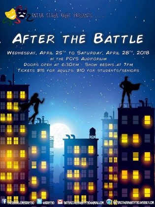 "After the Battle" runs from April 25 to 28 at the PCVS Auditorium in Peterborough. (Poster: Enter Stage Right)