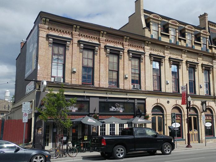The Black Horse Pub and Restaurant is located at at 452 George Street North in downtown Peterborough. (Photo: National Trust for Canada)