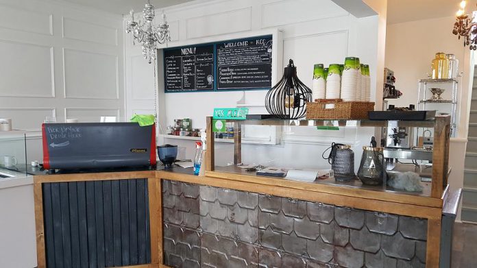 Inside the new Kawartha Coffee Co.  (Photo: Jeannine Taylor / kawarthaNOW.com)