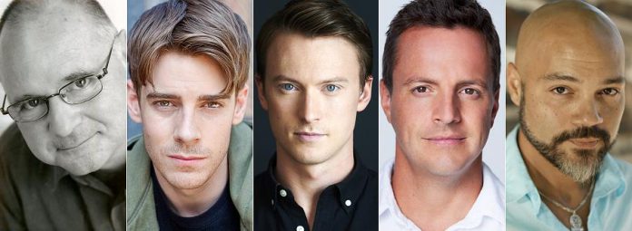 Canadian stage, television, and film actors Derek McGrath, Jeff Lillico, Jesse LaVercombe, Sergio Di Zio, and Troy Adams appear in the staged reading of "Angels in America".