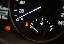 Empty gas gauge