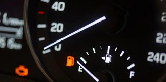 Empty gas gauge