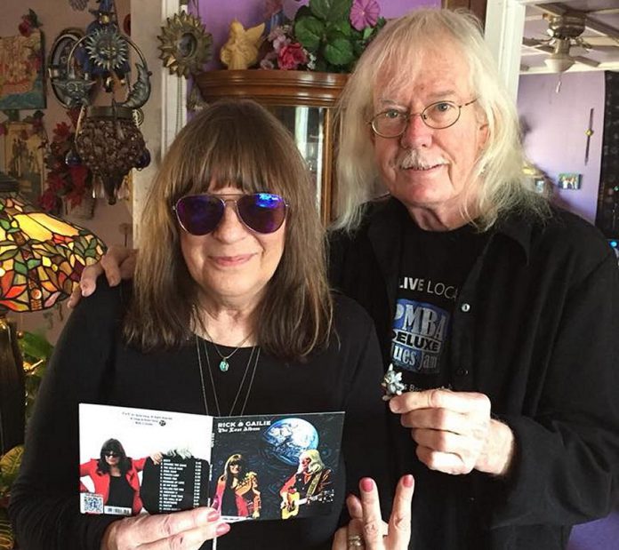 Peterborough musicians Gailie and Rick Young have some good news to share: not only was their debut record "The Lost Album" praised by music critic and author Bob Mersereau, but Rick is now cancer free. (Photo courtesy of Rick and Gailie)