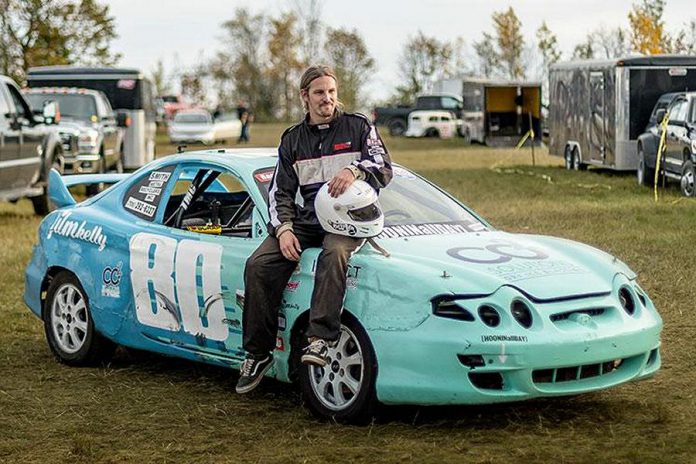 Jeremy Kelly is gearing up for another racing season commencing May 19th. Kijiji ran a portrait of Kelly in November 2017. (Photo via Kijiji)