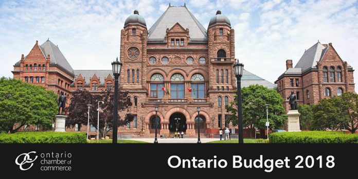 Ontario Budget 2018 - OCC