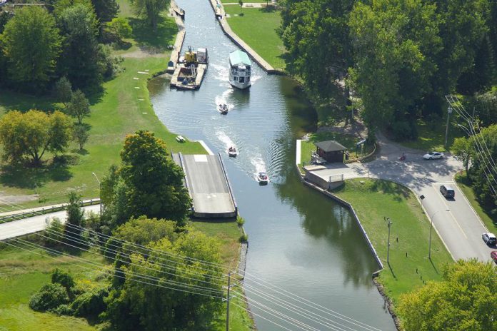 Over the next few weeks, Parks Canada is conducting spring maintenance on swing bridges in the Trent-Severn Waterway across the Kawarthas. Pictured is the Maria Street Swing Bridge in Peterborough, which connects Ashburnham Road to East City. It will be closed for 48 hours beginning April 20, 2018.