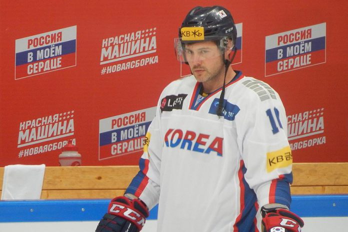 Peterborough native Mike Swift, who has been playing in the Asian professional hockey league in South Korea for the past seven years and was on the Korean Olympic hockey team, will be on hand to greet the dogs when they arrive in Peterborough. (Photo: Oleg Bkhambri)