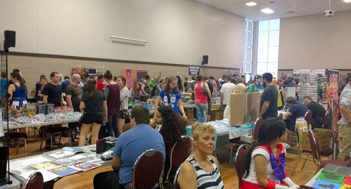 Vendors and fans at the first Peterborough Comic Con last September. (Photo: Dan Collins)