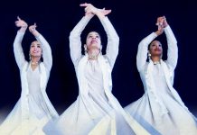 Public Energy presents the world premiere of "Snowangels" by choreographer Deepti Gupta, which will be performed by four dancers from her company Arzoo Dance Theatre on April 6 and 7 at Peterborough's Market Hall, along with "The Lion's Roar", a solo dance performance by Gupta. (Supplied photo)