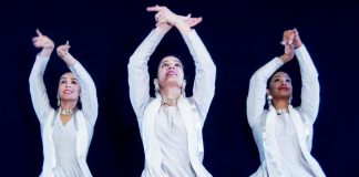 Public Energy presents the world premiere of "Snowangels" by choreographer Deepti Gupta, which will be performed by four dancers from her company Arzoo Dance Theatre on April 6 and 7 at Peterborough's Market Hall, along with "The Lion's Roar", a solo dance performance by Gupta. (Supplied photo)