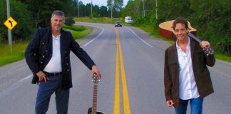 Through their fundraising initiative 21 Charities, Lindsay natives Brooks Robinson and Dennis Carmichael want to perform 21 shows over 21 days in a row for 21 charities, beginning in August and culminating in a gala event at the Academy Theatre in Lindsay on September 14, 2018. (Photo courtesy of Brooks Robinson and Dennis Carmichael)