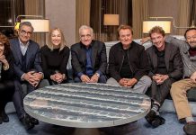 Martin Scorsese (centre) with Andrea Martin, Eugene Levy, Catherine O'Hara, Dave Thomas, Martin Short, and Joe Flaherty. Scorsese will direct an untitled comedy special for Netflix that reunites members of the classic Canadian sketch comedy show. (Photo: Cara Howe for Netflix)