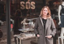 Shelby Leonard-Watt outside her new S.0.S. store at 384 George Street in downtown Peterborough. Leonard-Watt has moved and expanded her previous retail store, Save Our Souls at 388 George Street, to sell women's clothing and accessories as well as women's shoes. (Photo: Bryan Reid)