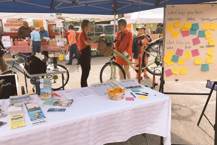 There are plenty of resources available to help you make the shift from driving to biking, walking, or taking transit during Shifting Gears.  (Photo courtesy of GreenUP)