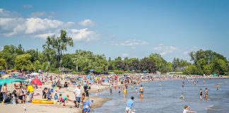 Victoria Beach on Lake Ontario in Cobourg. (Photo courtesy of Linda McIlwain)