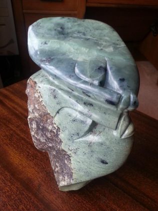 There will also be a silent auction to raise money for the Gord Downie & Chanie Wenjack Fund, including this stone sculpture from Zim Art hand carved by Zimbabwean artist Simon Chidharara. (Photo: Zim Art)