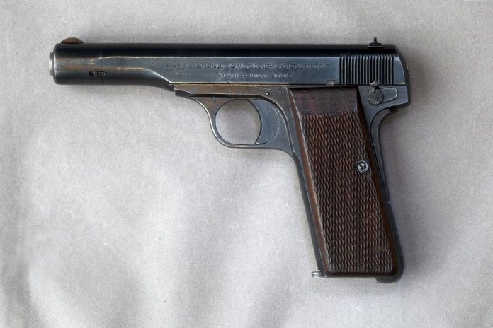 During the April gun amnesty, someone surrendered an FN Browning Model 1922 pistol, similar to the one shown here, to the Peterborough Police Service, who sent to the Hastings and Prince Edward Regimental Museum. (Photo: Wikipedia)