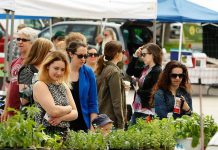 The Peterborough Downtown Farmers' Market opens for the 2018 season on Wednesday, May 2. To accommodate construction of the new urban park at Louis Street, this year's market will be located on Charlotte St. between George and Louis, which will be closed to traffic while the market runs from 8:30 a.m. until 2 p.m. every Wednesday. (Photo courtesy of Peterborough Downtown Farmers' Market)