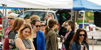 The Peterborough Downtown Farmers' Market opens for the 2018 season on Wednesday, May 2. To accommodate construction of the new urban park at Louis Street, this year's market will be located on Charlotte St. between George and Louis, which will be closed to traffic while the market runs from 8:30 a.m. until 2 p.m. every Wednesday. (Photo courtesy of Peterborough Downtown Farmers' Market)