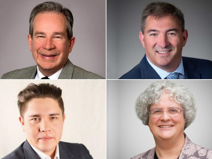 Liberal incumbent Jeff Leal, PC candidate Dave Smith, NDP candidate Sean Conway, and Green candidate Gianne Broughton are among those vying to become Peterborough-Kawartha's next Member of Provincial Parliament.