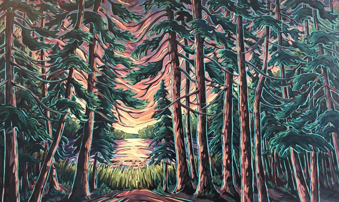 'The Burleigh Trail II' (36"x60") by Jenny Kastner. (Photo courtesy of the artist)