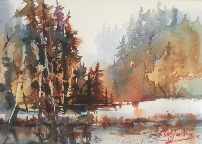 Watercolour by Ron DesJardine. (Photo courtesy of the artist)