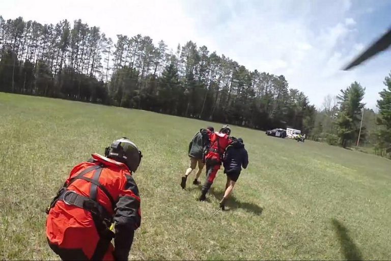 Watch This Dramatic Helicopter Rescue Of A Couple Stranded On An Island