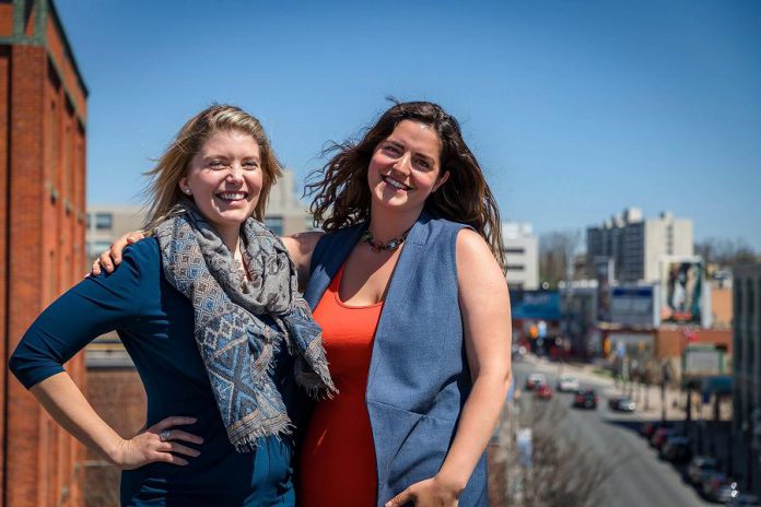 Rosalea Terry and Marina Wilke are the co-hosts of the 2018 Business Hall of Fame & Induction Ceremony. (Photo: Heather Doughty Photography)