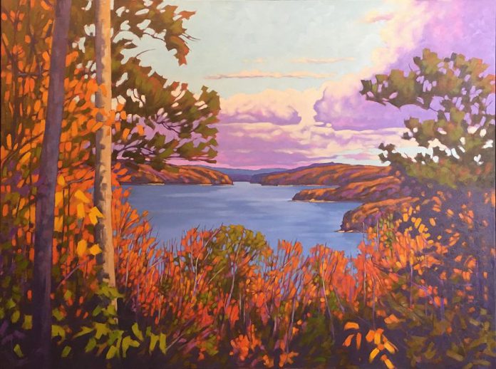 A painting by artist John Lennard on display at the Gallery On The Lake in Buckhorn. (Photo courtesy of  Gallery On The Lake)